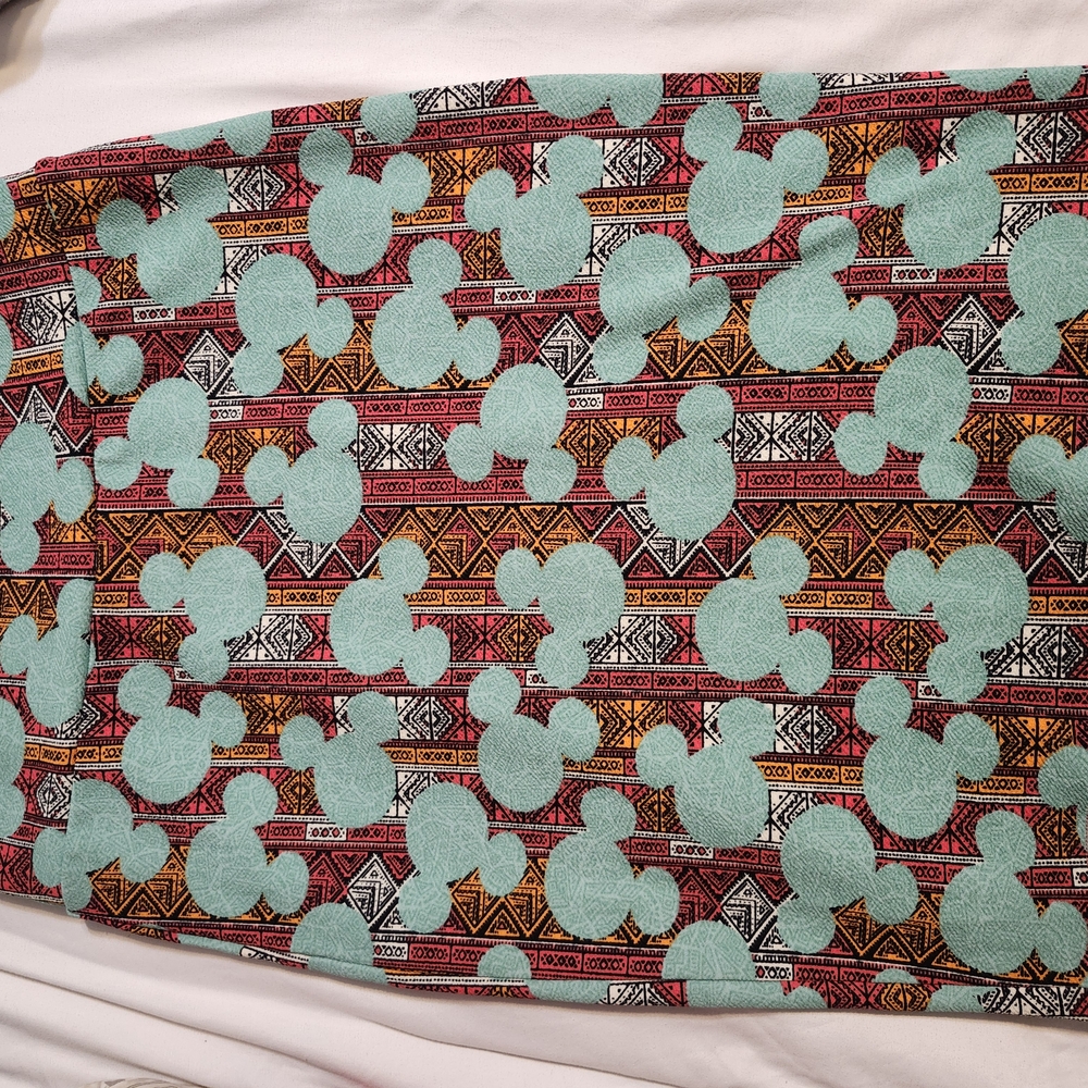 Patterned Leggings with Mickey Mouse Design